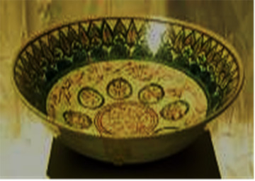 Pinggan Seramik Motif Islamik