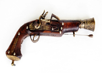 Pistol Flintlock (Abad 17)